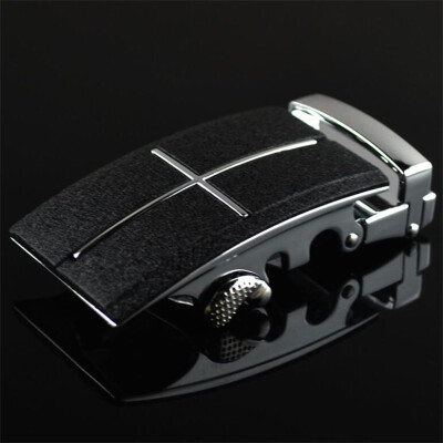 

Fashion Mens Business Alloy Automatic Buckle Unique Men Plaque Belt Buckles for 35cm Ratchet Men Apparel Accessories g1