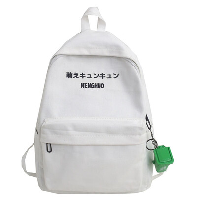 

Canvas junior high school students Joker backpack ins wind bag female Korean version of Hyun-a Kim backpack high school Mori Japan