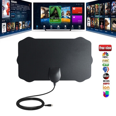 

〖Follure〗50 Mile Range Antenna TV Digital HD Skywire 4K Antena Digital Indoor HDTV 1080p