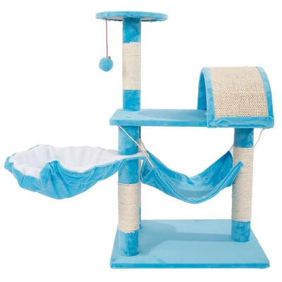 

M46 32 inch Stable Cute Sisal Cat Climb Trees Holder Cat Tower Lamb Toys