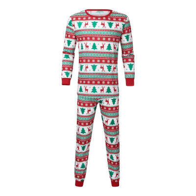 

Toponeto Christmas Men Daddy Snowflake Printed TopPants Xmas Family Matching Pajamas