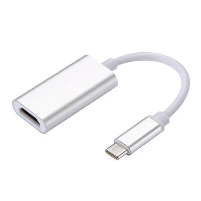 

1613 Portable Aluminium Alloy Type-C To HDMI 4K HD Splitter Extender Adapter Cable