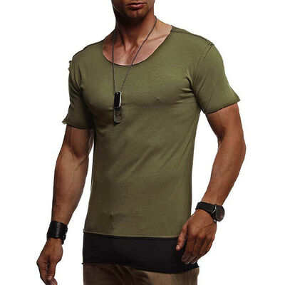 

Men Casual Gym Short Sleeve Fitness Muscle Tees Sport T-Shirt BodyBuilding Tops