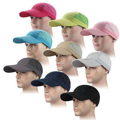 

Men Women Quick Dry Breathable Mesh Cap Adjustable Sports Sun Hat Fishing Baseball Hat