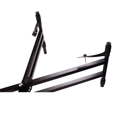 

Portable Iron Music Keyboard Electronic Piano Dual Tube X Stand Standard Rack