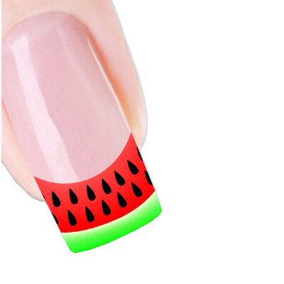 

〖Follure〗Watermelon Design Nail Tip Art Transfers Decal Sticker