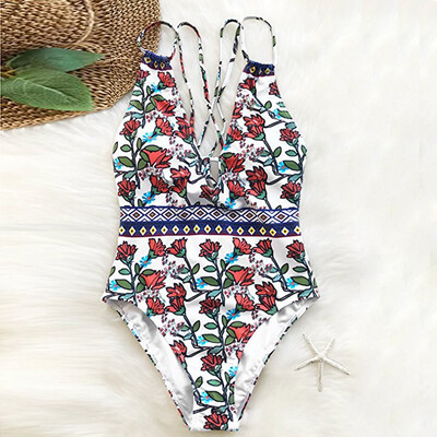 

Saidsome Womens One Piece Beach Swimsuit Swimwear Bathing Monokini Push Up Padded Bikini