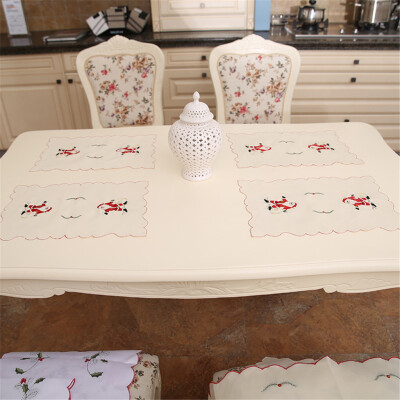 

Toponeto Fork Placemat Mat Decoration Home Party Christmas Dining Table