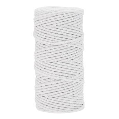 

1 Roll 100 Meters 2Ply Cotton Twine DIY Weaving Handmade Craft String Rope