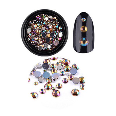 

Toponeto 3D Hot Nail Art Rhinestones Crystals Acrylic Tips Decoration Manicure Wheel DIY