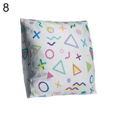 

Double-sided Print Geometric Fish Throw Pillow Case Cushion Cover Bed Car Decor