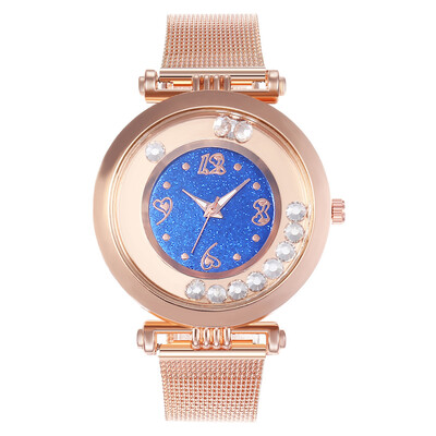 

Explosion models womens simple alloy mesh belt watch female models quartz watch generation