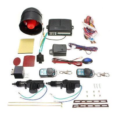 

Universal Vehicle Central Locking Kit & Car Alarm With Immobiliser Shock Sensor