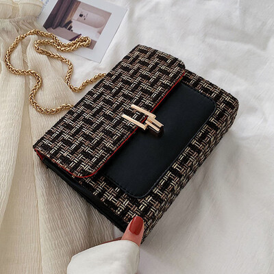 

Summer texture network celebrity bag womens bag 2019 new simple single shoulder bag foreign air oblique satchel bag