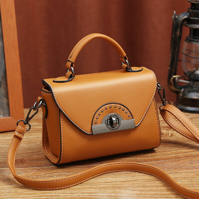 

Retro bag womens new stylish atmosphere bag Joker ladies small square bag hand bill of lading shoulder Messenger bag