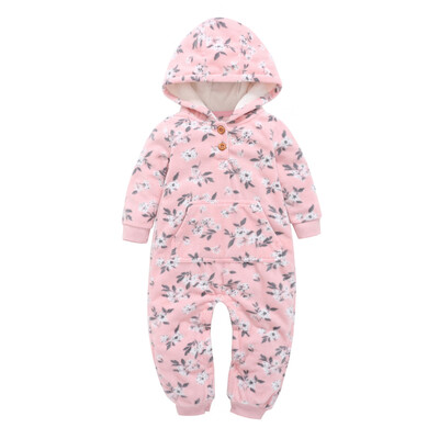 

Autumn Winter Casual Jumpsuit Baby Cartoon Printing Long Sleeve Rompers Kids Toddler Bodysuit