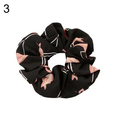 

Women Fashion Flamingo Elastic Hair Rope Ring Tie Band Ponytail Holder Decor