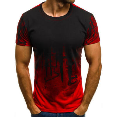 

2018 NEW Fashional Sports T Shirt Summer Man Shirt Floral Print Shirt