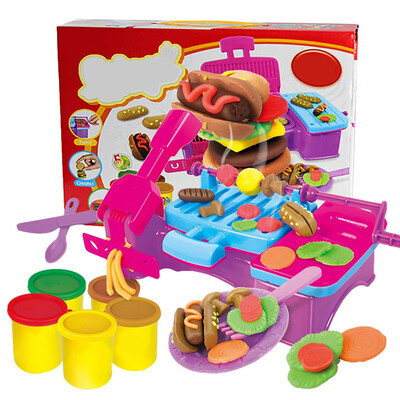 

Siaonvr Childrens Plasticine Mold Tool Set Barbecue Machine Christmas Childrens Gifts