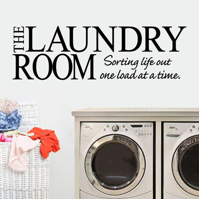 

〖Follure〗The Laundry Room Vinyl Decal Art Wall Sticker DIY Home Room Decor