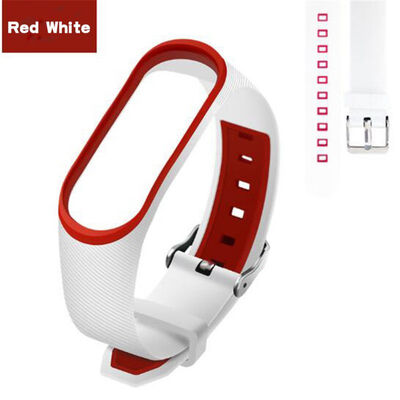 

New Replacement Wrist Strap for Xiaomi Mi Band 4 3 Watch Band Double Color Wristband TPU Applicable for Xiaomi Bracelet 3 4