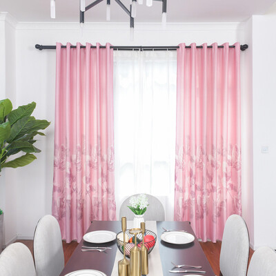 

Toponeto Leaves Sheer Curtain Tulle Window Treatment Voile Drape Valance 1 Panel Fabric