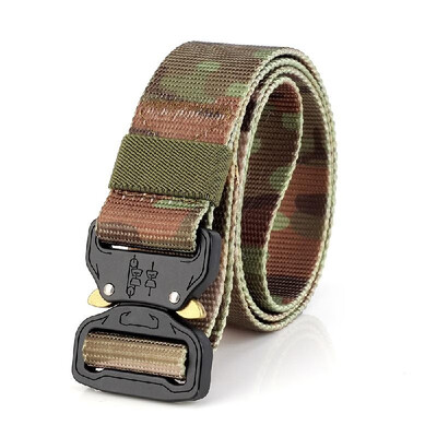

38cm Tactical Belt with Quick Release Buckle Multifunctional Outdoor Training Breathable Nylon Belt