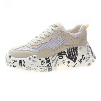 

Shoes Female Spring Korean Edition Student Baitiezhi Fumigated Shoes Super-hot Old Dad Shoes Female Ins Tide