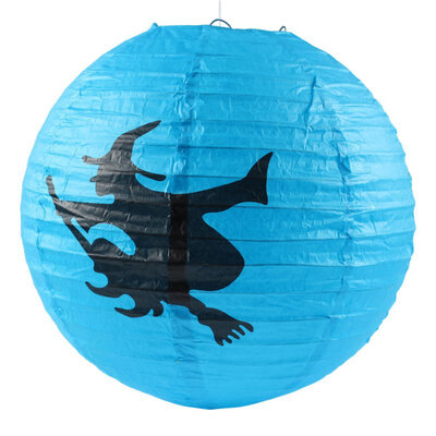 

New Halloween Paper Pumpkin Witch Spider Hanging Lantern Light Lamp Party Decoration Funny Gift