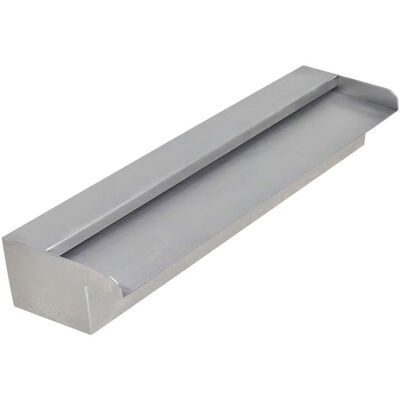 

Rectangular Waterfall Pool Fountain Stainless Steel 177"