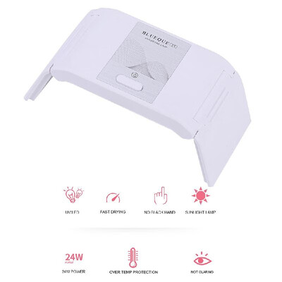 

24W UV -E-D Lamp Nail Dryer for Manicure Nails Curing Lamp Smart Polish Light Nail Art Tools