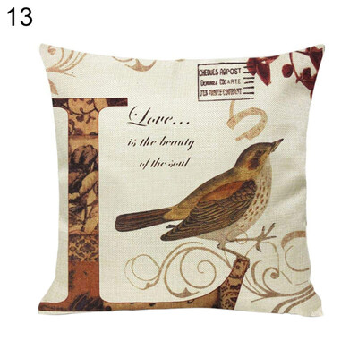 

Striped Seashell Tower Flower Pillow Case Cushion Cover Sofa Bed Car Cafe Decor