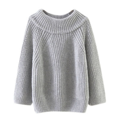 

2019 Spring Autumn Knitting Sweaters Women Fashion Sexy O-neck Sweater Loose Sweater Lantern Sleeve plus size Pullover