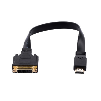 

HD Male to DVI Female Adapter DVI245 to 1080P HD Flat Video Converter Cable DVI to HD&HD to DVI for Laptop