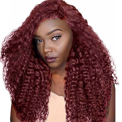 

〖Follure〗Women Black Brazilian Short Wavy Curly Parting High Temperature Fiber Wig Hair
