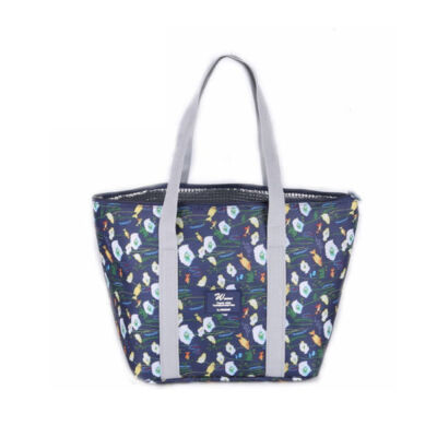 

2018 New Style Fashion Print Portable Thicken Picnic Bag Pouch Insulated Thermal Cooler Lunch Box Tote