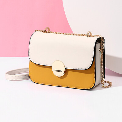 

Small bag female 2019 new tide female bag Korean version of small fragrance PU leather fashion shoulder slung