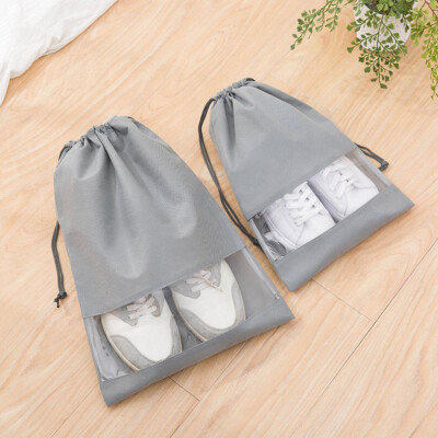 

Gobestart 10PCS Waterproof Travel Storage Shoes Bag Tote Belt Storage Nonwovens 31X43cm