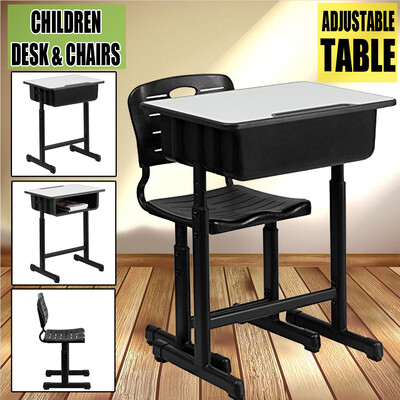 

Study Desk&Chair Kids Home Student Writing Table Storage Drawer