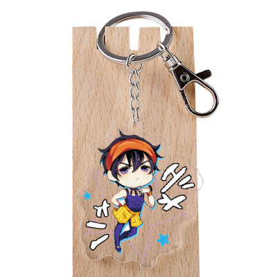

Anime JOJOs Bizarre Adventure Acrylic Keychain Anime Accessories Cartoon Key Ring