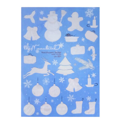 

〖Follure〗Christmas Luminous Glowing Temporary Tattoo Stickers Waterproof Party Favor