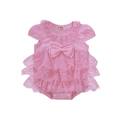 

Lace Newborn Infant Baby Girls Tutu Romper Jumpsuit Bodysuit Outfits Clothes