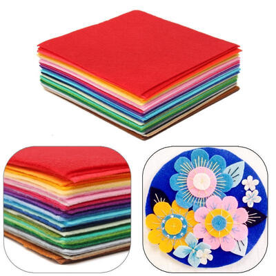 

40 Colors Felt Sheets DIY Craft Supplies Polyester Wool Blend Fabric