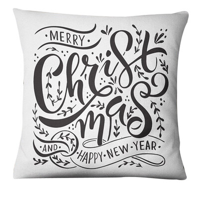 

Tailored Christmas Rectangle Cushion Cover Silk Square Pillow Case Pillowcase