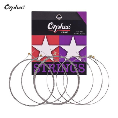 

Orphee G71150 011-050 Guitar Strings for Electric Guitars 6pcs String Set Hexagonal Core Namo Coating Nickel Winding Medium