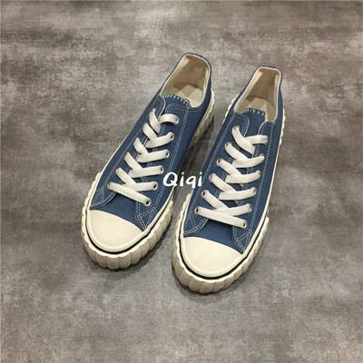 

Ins Street Shoes Female Hong Kong Wind 2019 Spring New Joker Korean canvas shoes female students