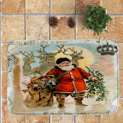 

〖Follure〗Merry Christmas Welcome Doormats Indoor Home Carpets Decor 40x60CM
