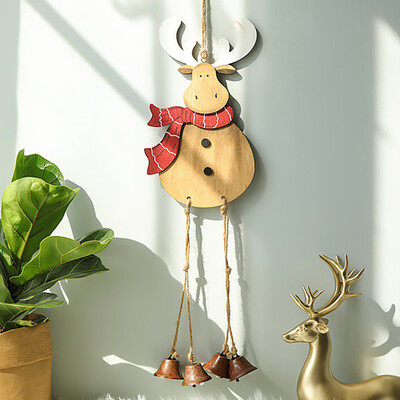 

Tailored Christmas Wreath Decoration Pendant Wooden Angel Old Snowman Ornament