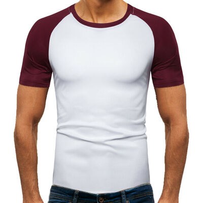

SUNSIOM Fashion Mens Slim Fit O Neck Short Sleeve Muscle Tee T-shirt Casual Tops Blouse