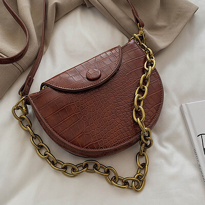 

Net red fashionable bag2019 new style Korean style high-quality stone fashion retro messenger bag